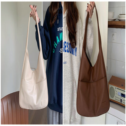 Fashion Tote Bag Large Capacity Casual Shoulder Bag Women's Commuting Handbag College Student