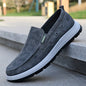 Breathable Comfortable Soft Bottom Men's Cloth Shoes Slip-on