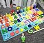 Children 3D Alphabet Number Puzzle Baby Colorful Geometric Digital Letter Educational Toy