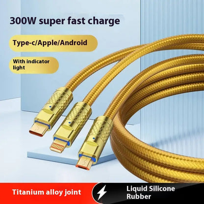 Pure Copper One Drag Three Fast Charge Line