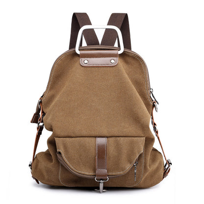 Canvas backpack women bag