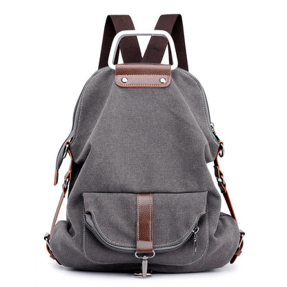 Canvas backpack women bag