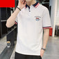 POLO Shirt Men's Short-Sleeved T-Shirt Lapel Stand Collar Trend Men's Clothing