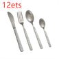 Stainless steel western food set