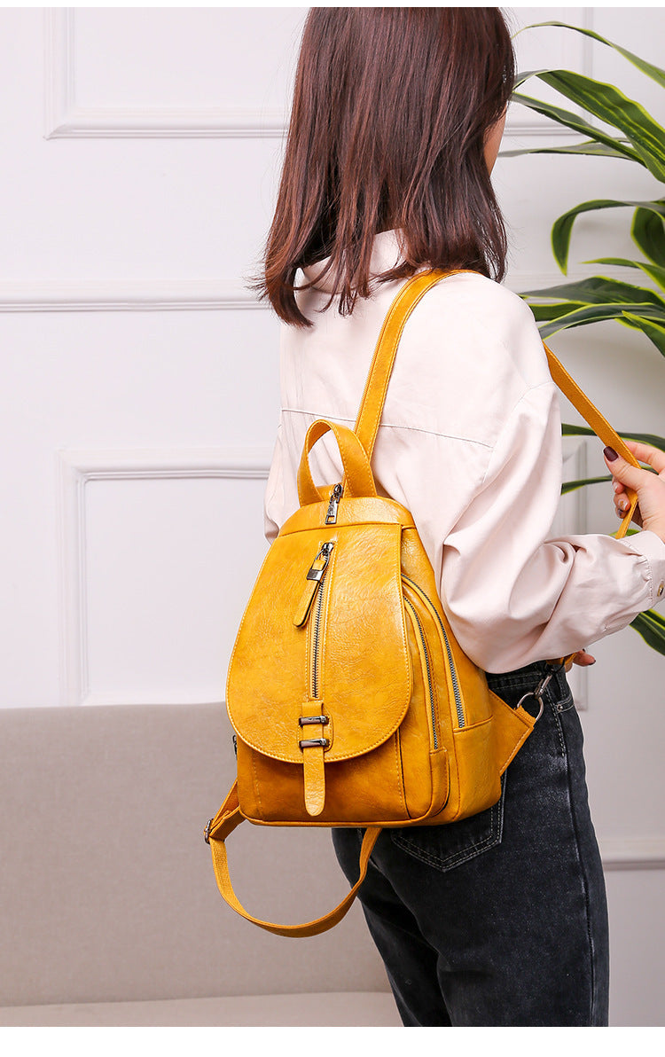 Casual Bag Fashion Small Backpack Trendy College Style Backpack Travel Bag Women