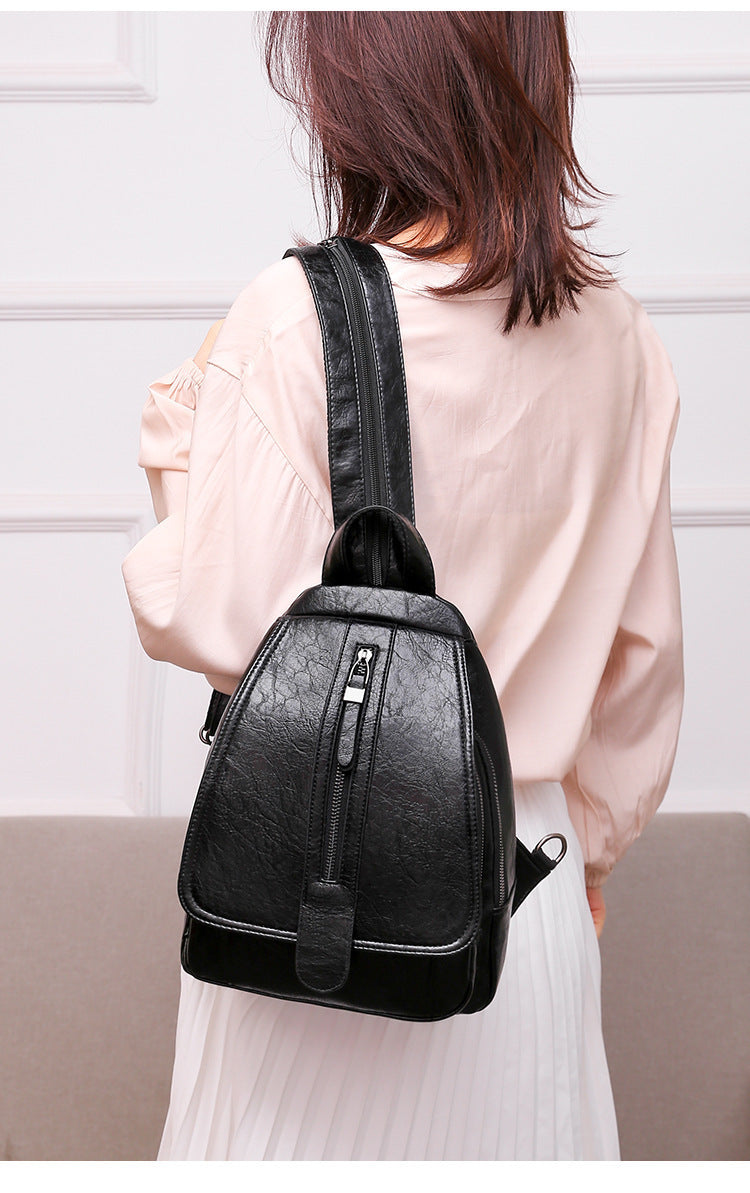 Casual Bag Fashion Small Backpack Trendy College Style Backpack Travel Bag Women