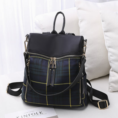 Korean New Style Oxford Cloth Backpack Women