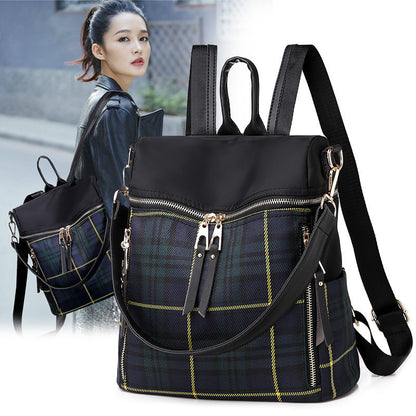 Korean New Style Oxford Cloth Backpack Women