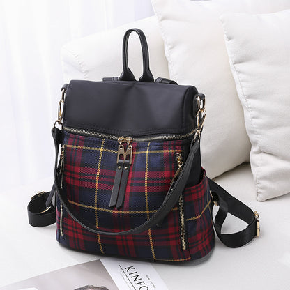 Korean New Style Oxford Cloth Backpack Women