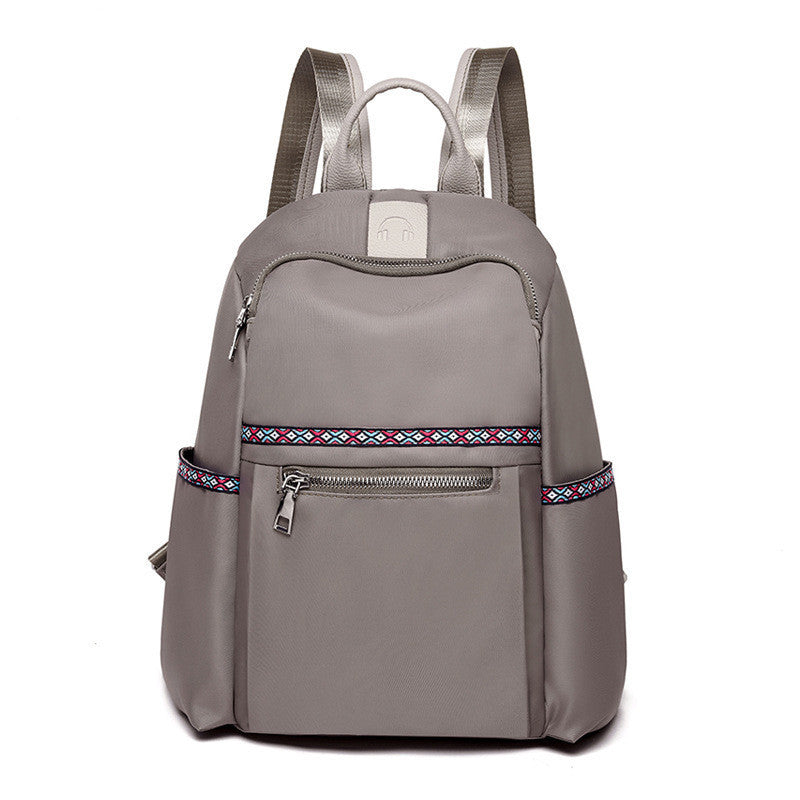 Fashion Soft Face Korean Style Solid Color Backpack Trendy Small Bag