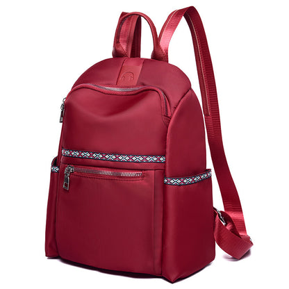 Fashion Soft Face Korean Style Solid Color Backpack Trendy Small Bag