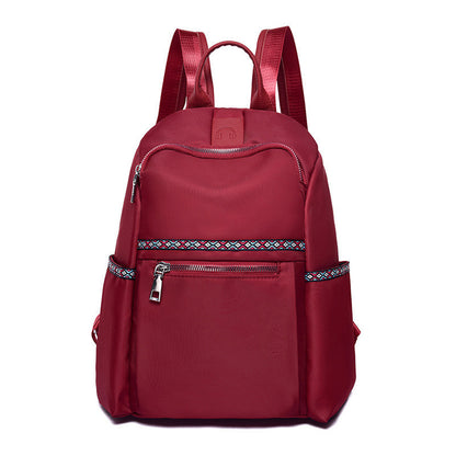 Fashion Soft Face Korean Style Solid Color Backpack Trendy Small Bag