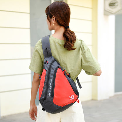 chest bag large waterproof cross-body men women backpack