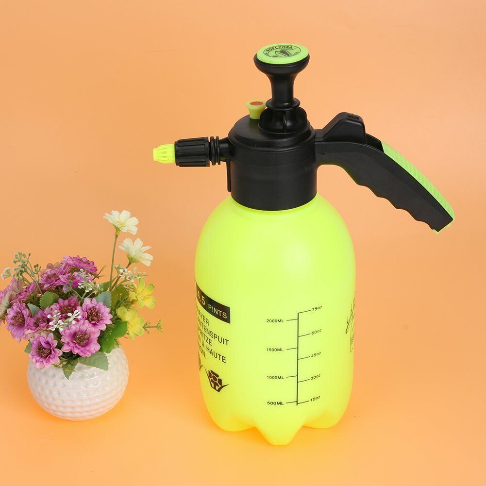 2L Garden Hand  Sprayer  Portable Pressure Spray Bottle Water Weed Chemical