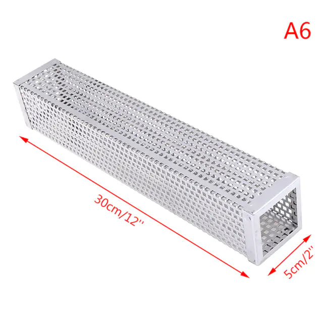 BBQ Stainless Steel  Perforated Mesh Smoker Tube