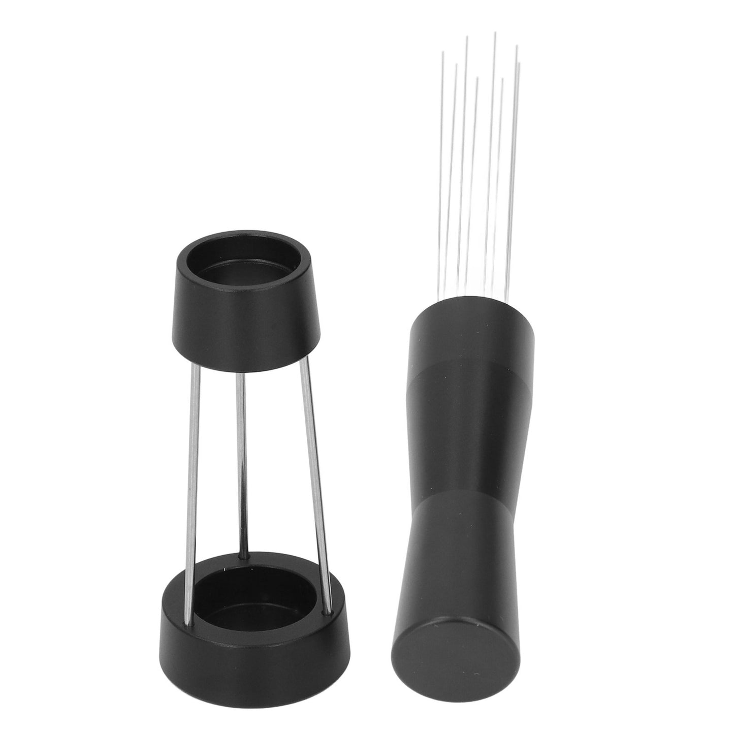 Coffee Stirrer Needle Stainless Steel Coffee Powder Distributor Needle Coffee Tamper Stirring Tool Black