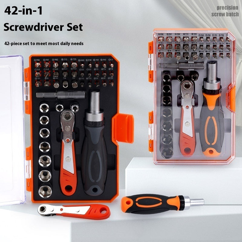 42 In 1 Ratchet Screwdriver Set Hardware Tools