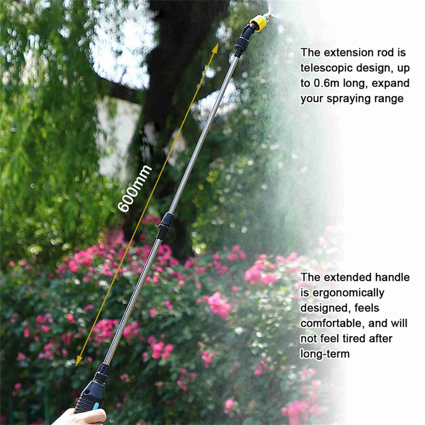 5L Rechargeable Shouldered Sprinkler Handheld Electric Sprayer Agriculture Tools Watering Can Atomizing Watering Bottle Water Sprayer Garden Plants Sprayer