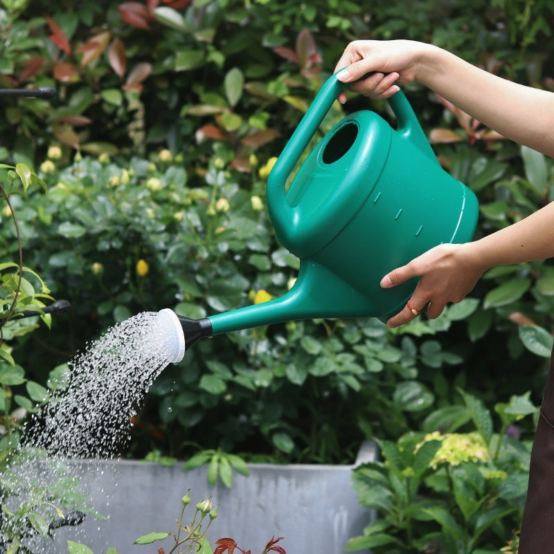 Garden Vegetables Watering Pot Dual-use Plastic Large Capacity 10L Long Mouth Wholesale