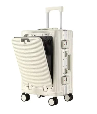 Trolley Aluminum Frame Large Capacity Front Opening Luggage