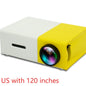 Portable Projector 3D Hd Led Home Theater Cinema HDMI-compatible Usb Audio Projector Yg300 Mini Projector