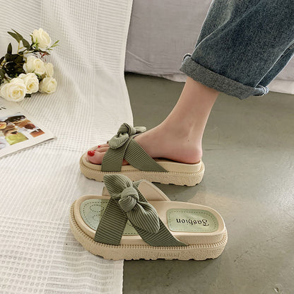 Women's Two Wear Flat Platform Sandals