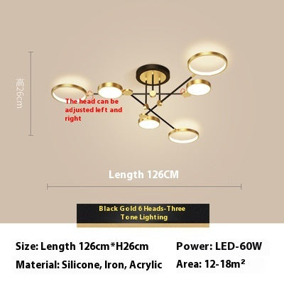 Led Lighting Chandelier Living Room Bedroom Lamps