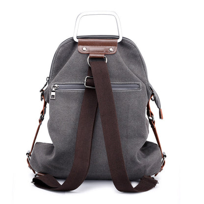 Canvas backpack women bag