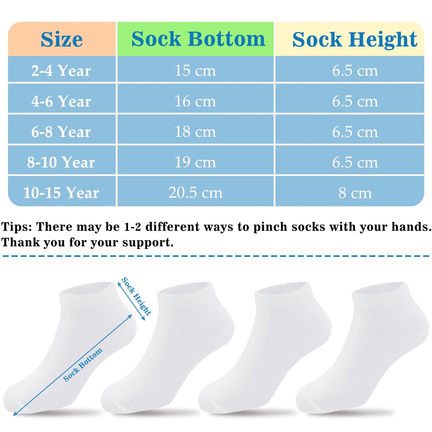 Duufin 12 Pairs Toddler Athletic Ankle Socks Kids Athletic Socks Low Cut Socks Half Cushion Toddler Socks 4-6 Years White