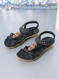 Women's Flat Sandals Plus Size Diamond Casual Shoes