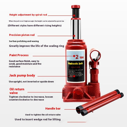 Vertical Hydraulic Jack 6 T Power Wrench Rocker