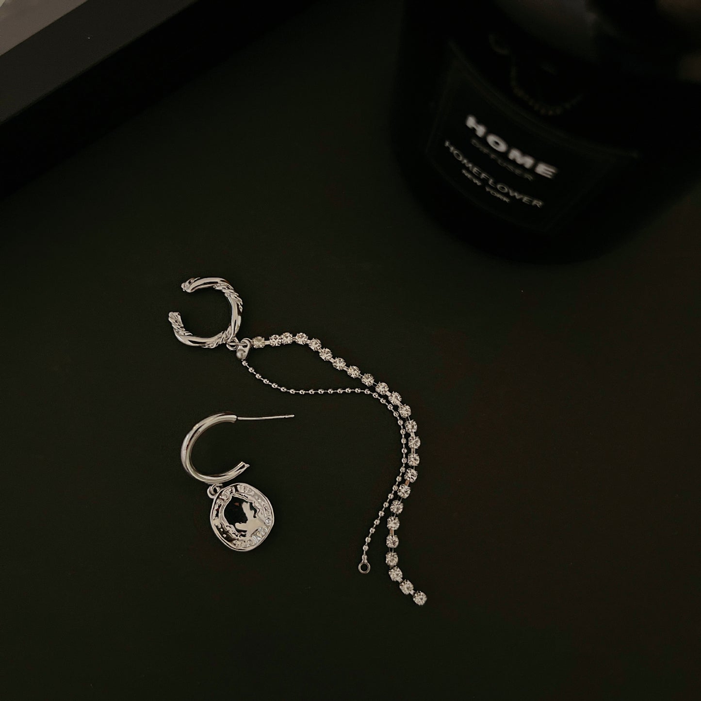 Ear Cuff Chain Gold Coin Fashion Detachable Earrings