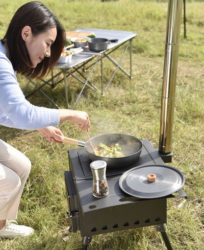 Multipurpose Outdoor BBQ Grill Picnic Portable Firewood Stove