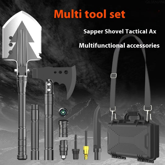 Multi Functional Outdoor Military Shovel Hammer Set