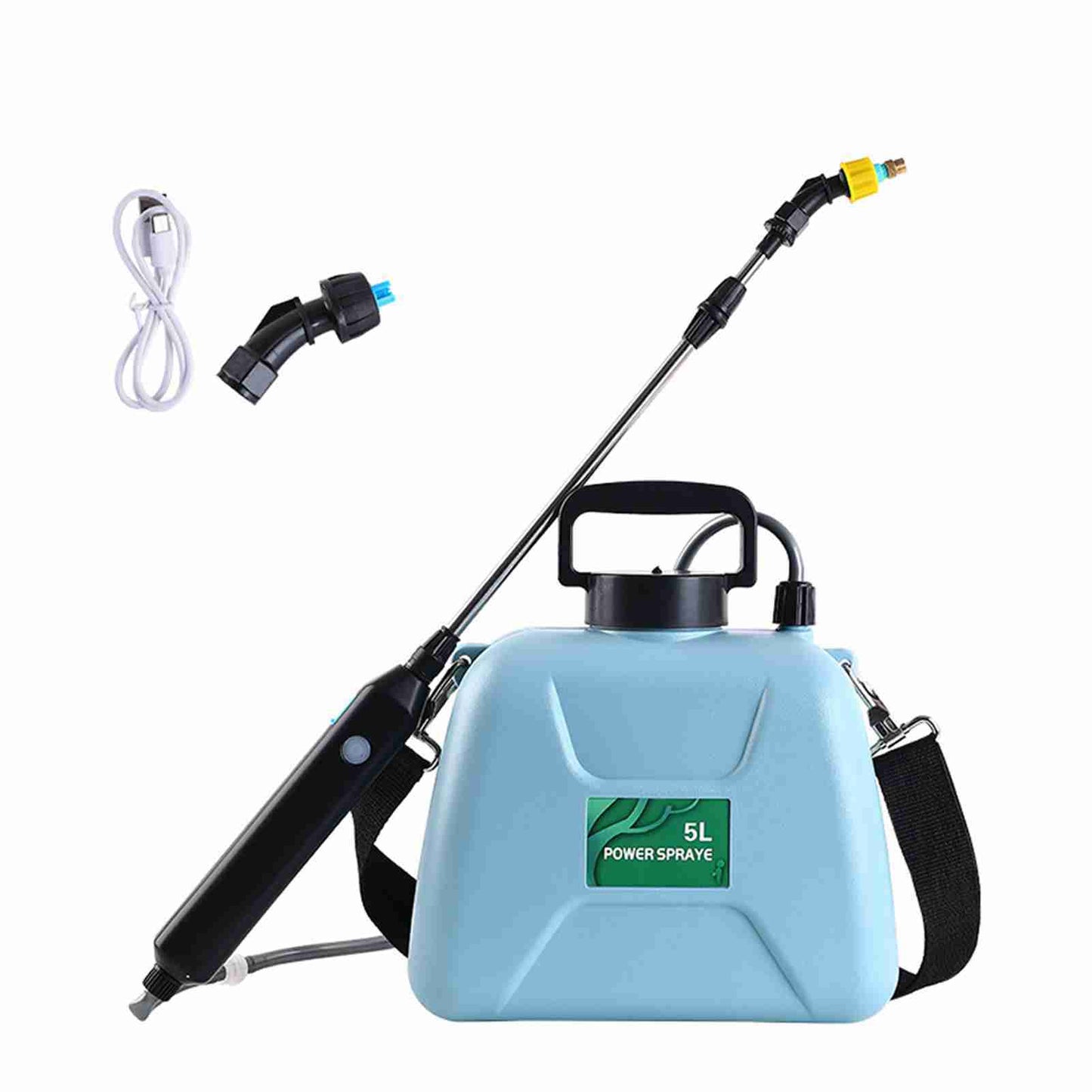 5L Rechargeable Shouldered Sprinkler Handheld Electric Sprayer Agriculture Tools Watering Can Atomizing Watering Bottle Water Sprayer Garden Plants Sprayer