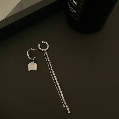 Ear Cuff Chain Gold Coin Fashion Detachable Earrings