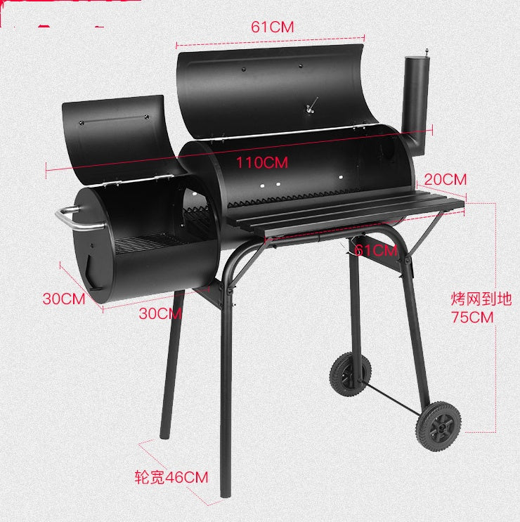 Courtyard Barbecue Grill Outdoor American Charcoal Household