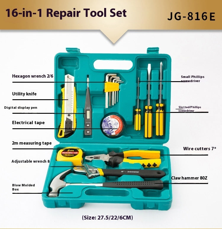 Household Hardware Tools Repair Kit Suit