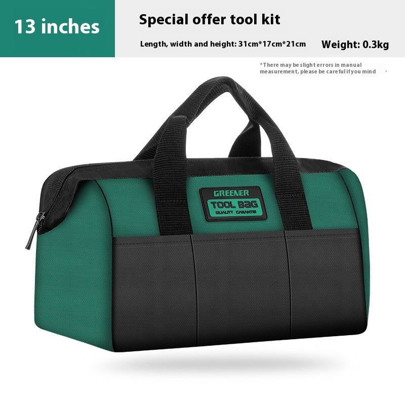 Storage Bag Tools Portable Green Forest Canvas Thickened