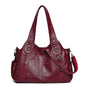 European And American Vintage Casual All-matching PU Handbag