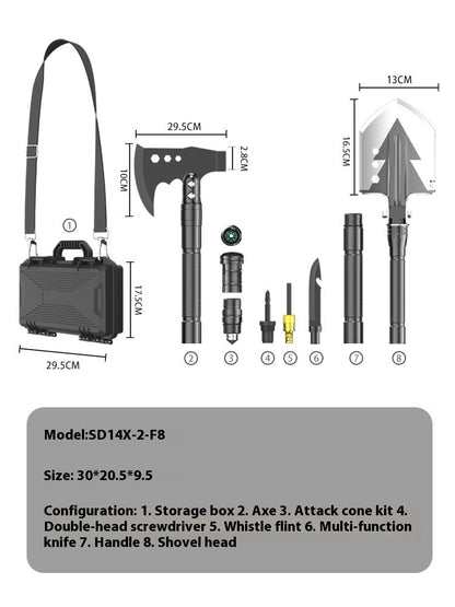 Multi Functional Outdoor Military Shovel Hammer Set