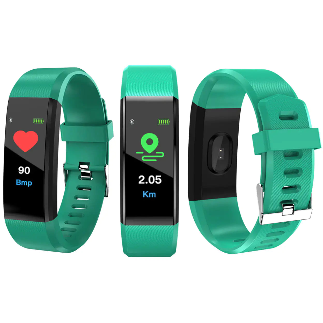 COOL COLORFUL OLED  Smart Fit Watch With Live HR GPS Trail Tracker