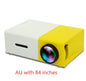 Portable Projector 3D Hd Led Home Theater Cinema HDMI-compatible Usb Audio Projector Yg300 Mini Projector