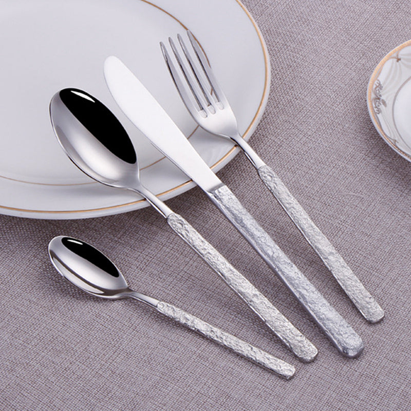 Stainless steel western food set