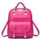 Female bag fashion PU leather dual-use backpack