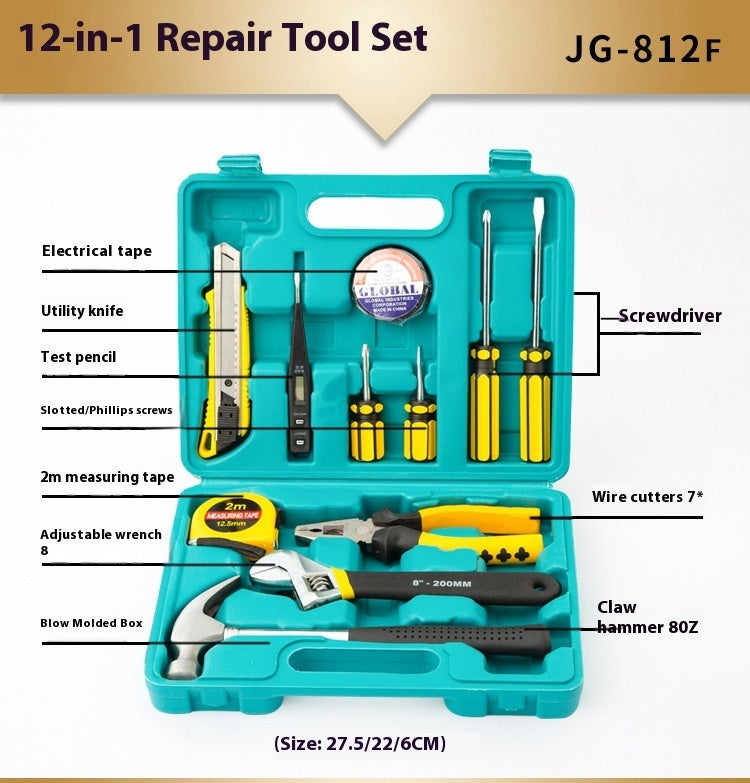 Household Hardware Tools Repair Kit Suit