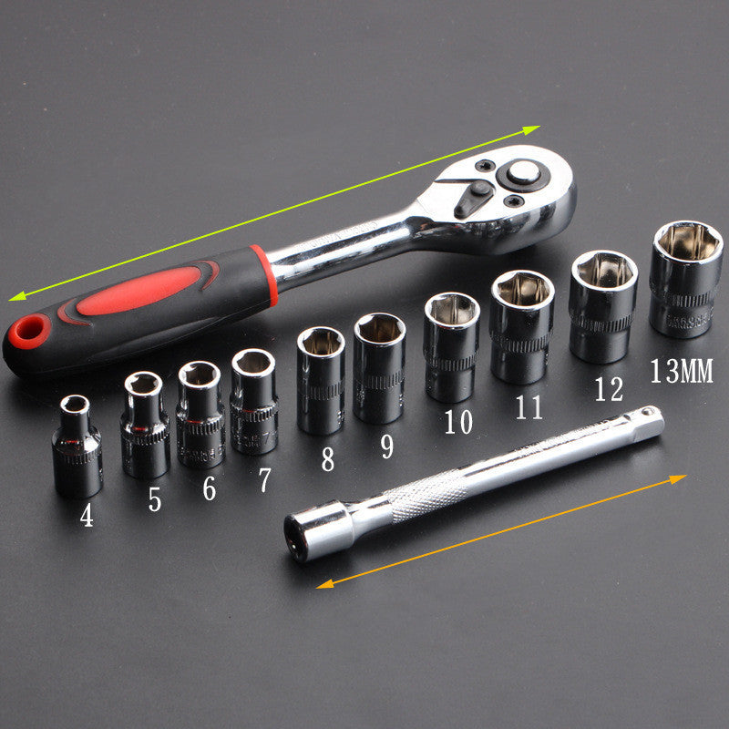 Vanadium Steel Boutique Socket Set Ratchet Wrench