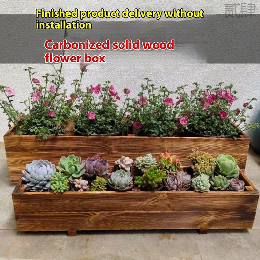 Antiseptic Preservative Wood Pots Outdoor Planting