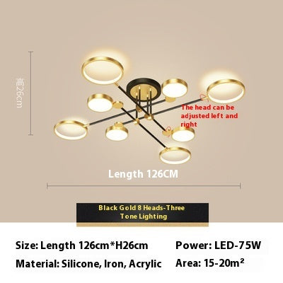 Led Lighting Chandelier Living Room Bedroom Lamps