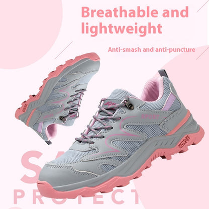 Women's Work Shoes Anti-smashing And Anti-penetration Breathable Lightweight